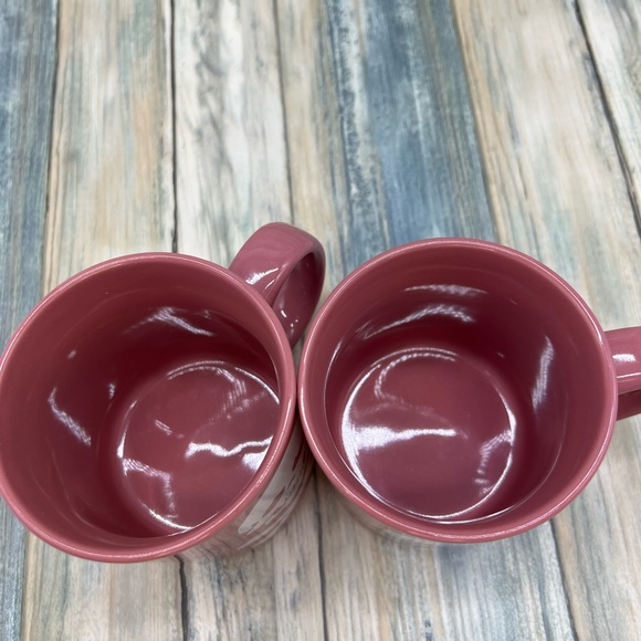 ⭐️2 Fun Factory Waechtersbach Germany pink mug skull & cross bones design set 1 - Picture 5 of 8